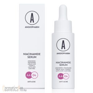 Niacinamide Serum Anti Acne ANGIOPHARM – Сыворотка для проблемной кожи с ниацинамидом, 30мл