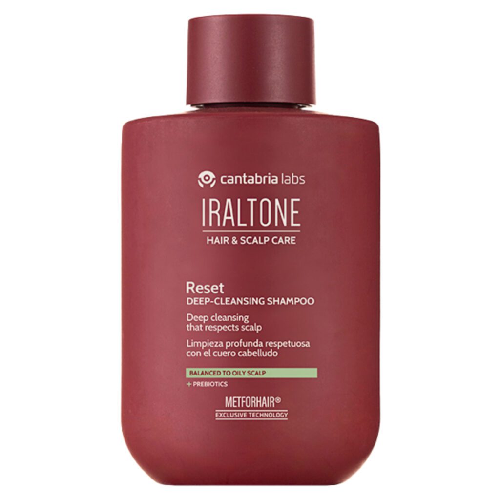 Iraltone Reset Shampoo CANTABRIA LABS - Очищающий шампунь для нормальной и жирной кожи головы, 250мл